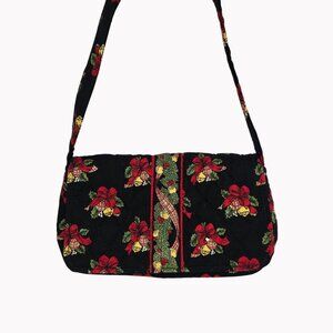 Vera Bradley Small Jilly Bag Pattern Hens and Holly Retired